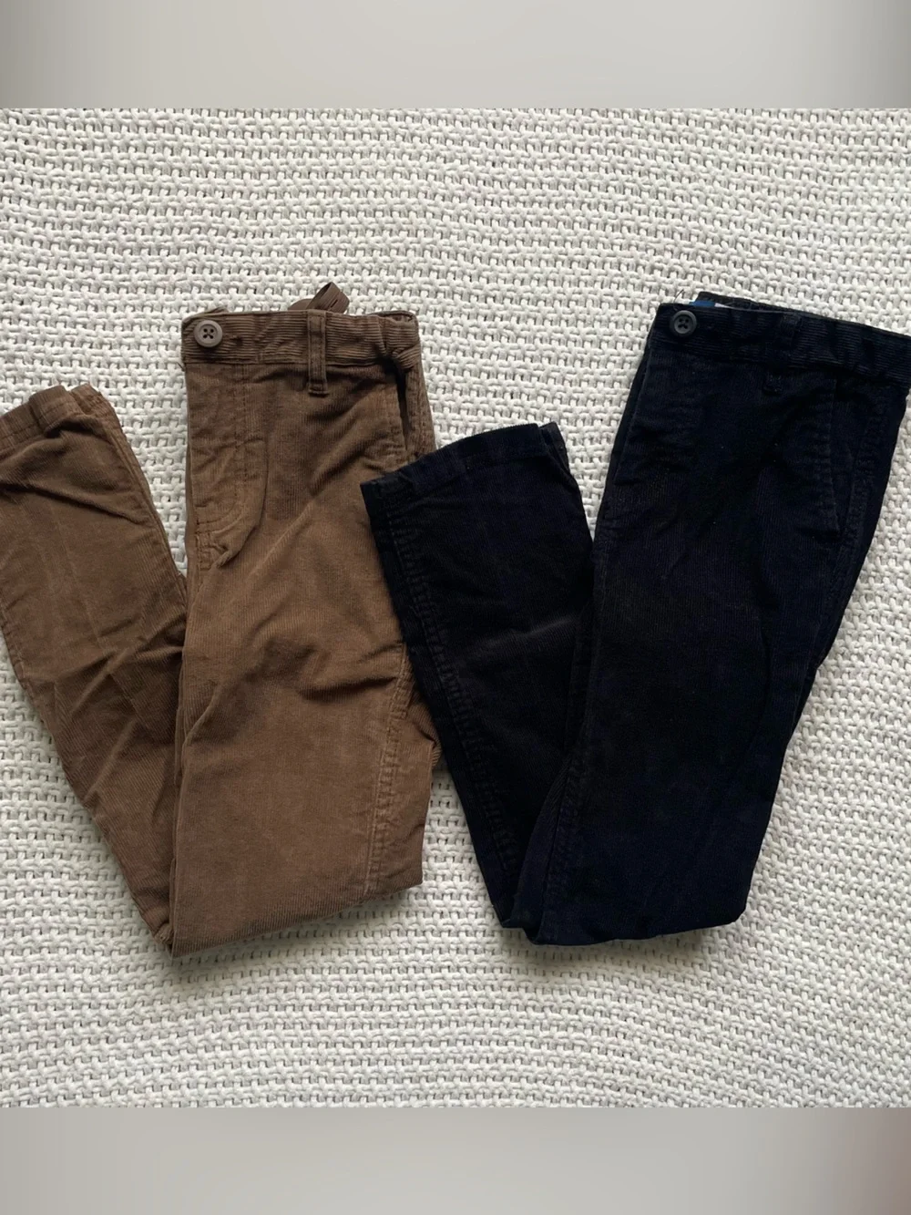 Old Navy Kids Corduroy Slim Pants - Black and Brown